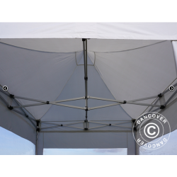 FleXtents PRO Steel 3x3m inkl. 3st panoramafnster