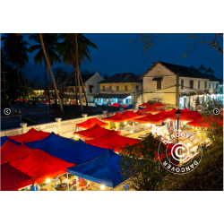 FleXtents PRO Steel 3x3m "Flamsker" inkl 4st sidor