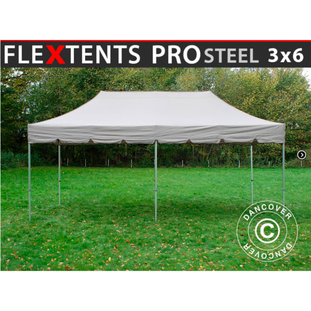 FleXtents PRO Steel 3x6m "Peaked"