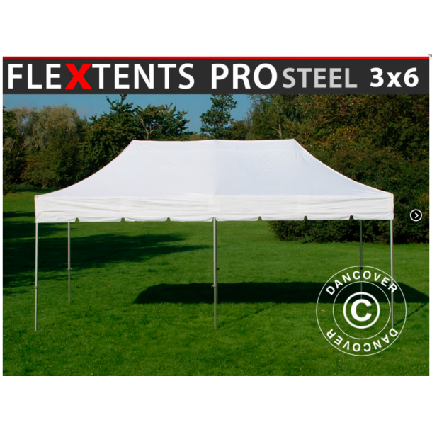 FleXtents PRO Steel 3x6m "Peaked"