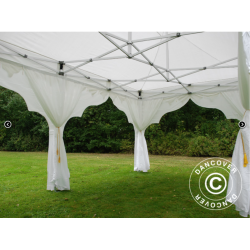 Flextents PRO Steel 3x6m "Raj" inkl. 6st dekorativa hrngardiner