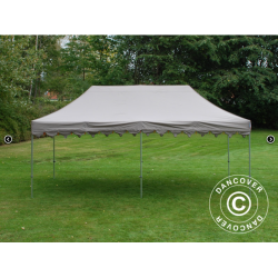 Flextents PRO Steel 3x6m "Raj" inkl. 6st dekorativa hrngardiner