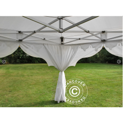 Flextents PRO Steel 3x6m "Raj" inkl. 6st dekorativa hrngardiner