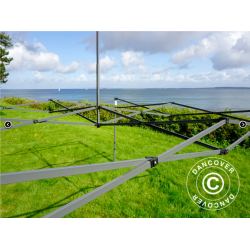 Flextents PRO Steel 3x6m "Raj" inkl. 6st dekorativa hrngardiner