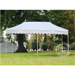 FleXtents PRO Steel 3x6m "Wave" inkl 6st sidor, Vit