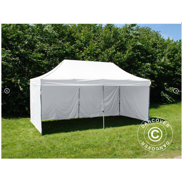 FleXtents PRO Steel 3x6m "Flamsker" inkl 6st sidor