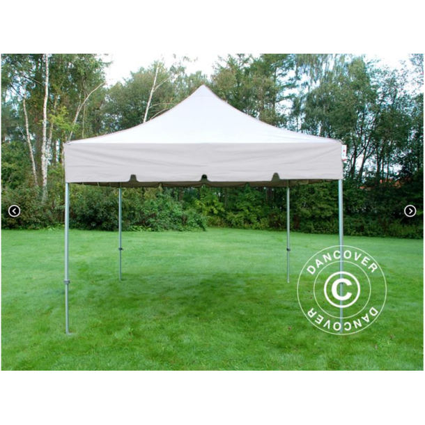 FleXtents PRO Steel 4x4m "Peaked" Latte