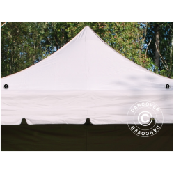 FleXtents PRO Steel 4x4m "Peaked" Latte