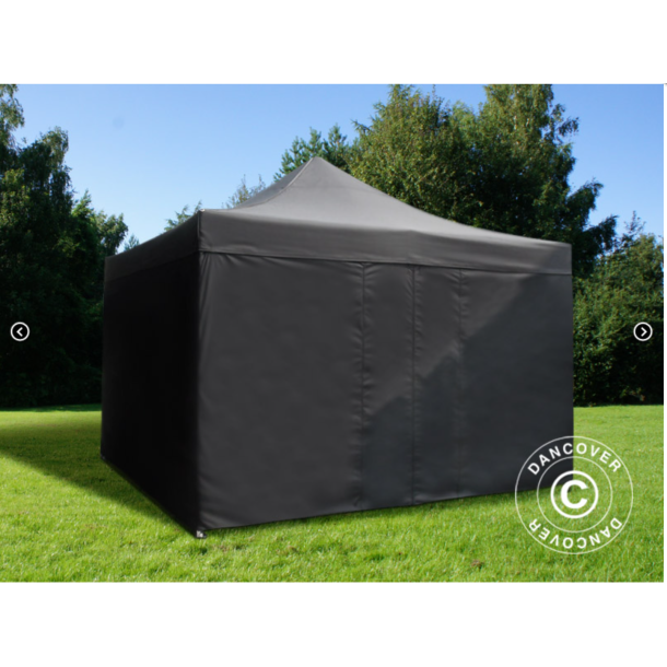 FleXtents PRO Steel 4x4m "Flamsker" inkl 4st sidor