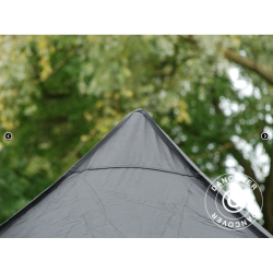 FleXtents PRO Steel 4x4m "Flamsker" inkl 4st sidor