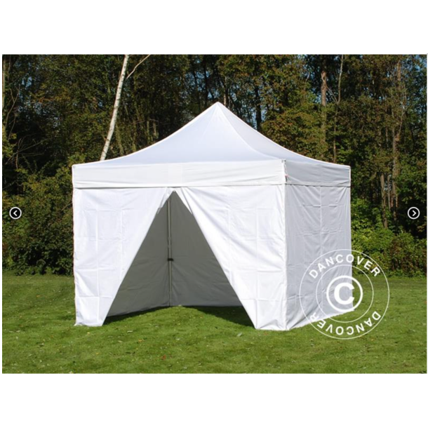 FleXtents PRO Steel 4x4m "Flamsker" inkl 4st sidor