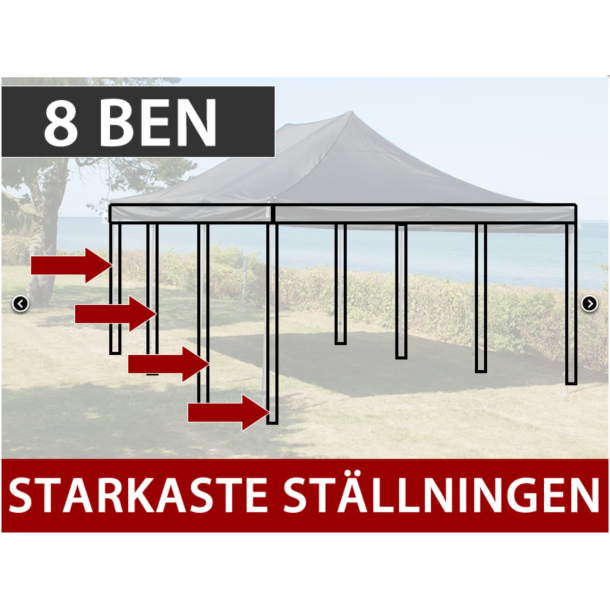 FleXtents PRO Steel 4x6m "Morocco" Latte