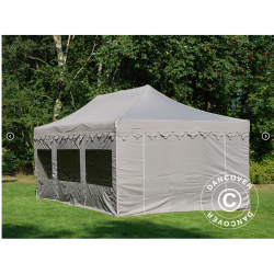 FleXtents PRO Steel 4x6m "Morocco" inkl 8st sidor, Latte