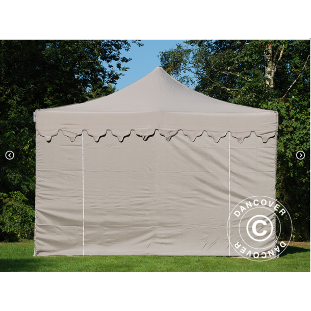 FleXtents PRO Steel 4x6m "Morocco" inkl 8st sidor, Latte