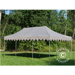 FleXtents PRO Steel 4x6m "Morocco" inkl 8st sidor, Latte