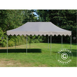 FleXtents PRO Steel 4x6m "Morocco" inkl 8st sidor, Latte
