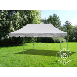 FleXtents PRO Steel 4x6m "Peaked" Latte