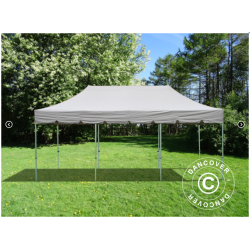 FleXtents PRO Steel 4x6m "Peaked" inkl 8st sidor, Latte