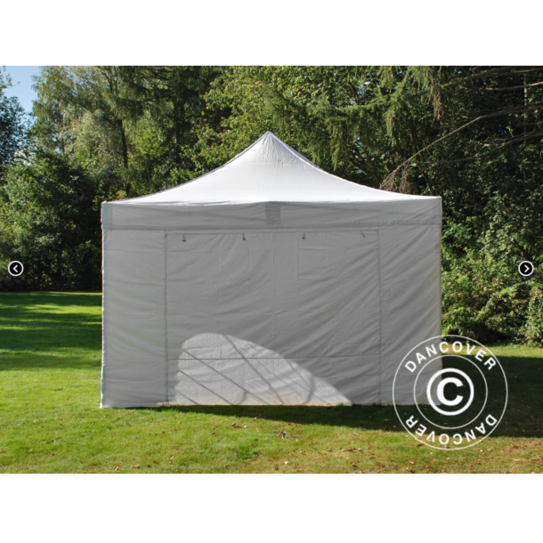 FleXtents PRO Steel 4x6m "Vintage" inkl 4st sidor, Vit