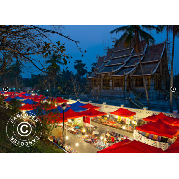 FleXtents PRO Steel 4x6m "Flamsker" inkl 8st sidor