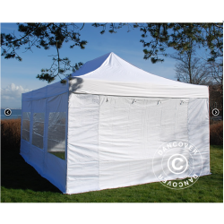 FleXtents PRO Steel 4x6m "Flamsker" inkl 8st sidor