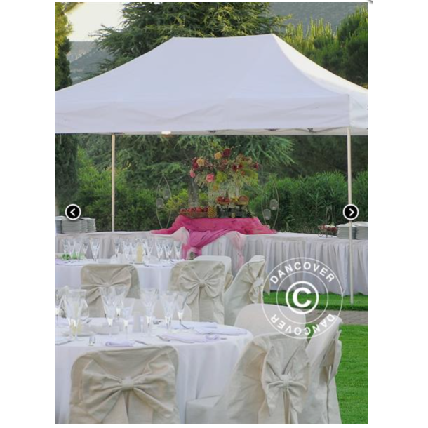 FleXtents PRO Steel 4x6m "Flamsker" inkl 8st sidor