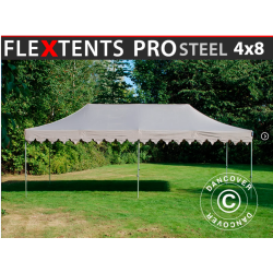 FleXtents PRO Steel 4x8m "Morocco" Latte