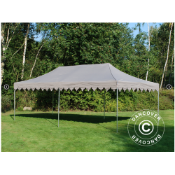 FleXtents PRO Steel 4x8m "Morocco" inkl 6st sidor, Latte