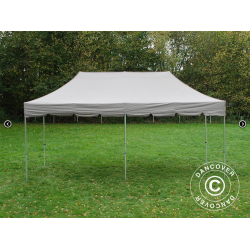 FleXtents PRO Steel 4x8m "Peaked" Latte