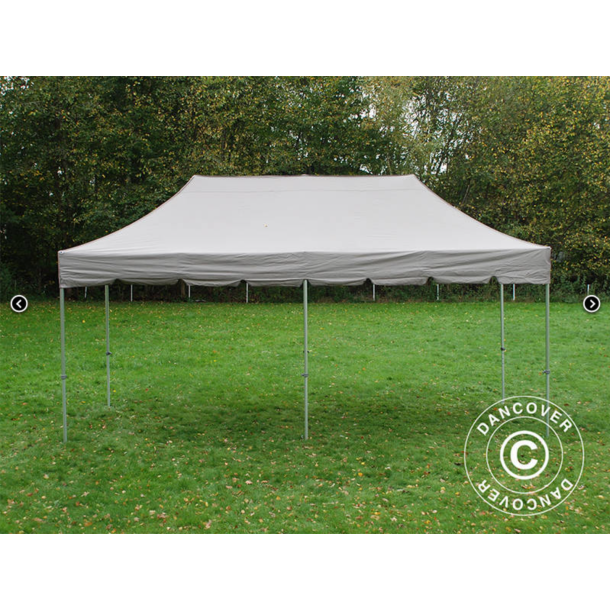 FleXtents PRO Steel 4x8m "Peaked" Latte
