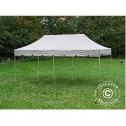 FleXtents PRO Steel 4x8m "Peaked" Latte
