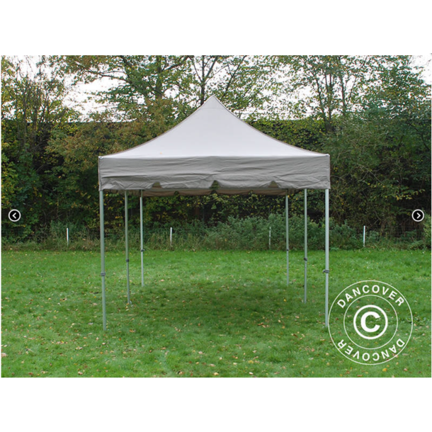 FleXtents PRO Steel 4x8m "Peaked" Latte