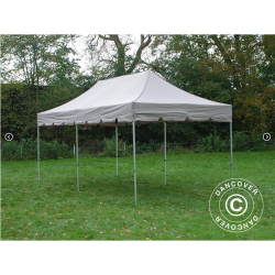 FleXtents PRO Steel 4x8m "Peaked" Latte