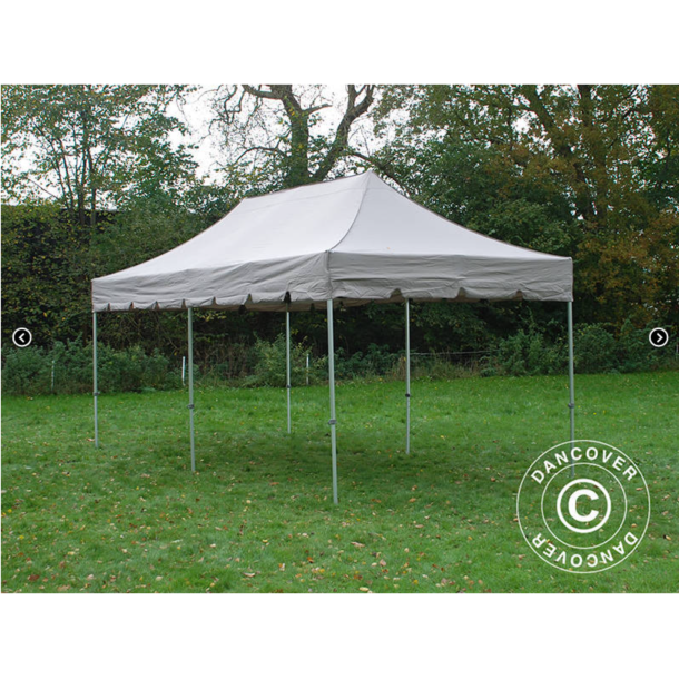 FleXtents PRO Steel 4x8m "Peaked" Latte