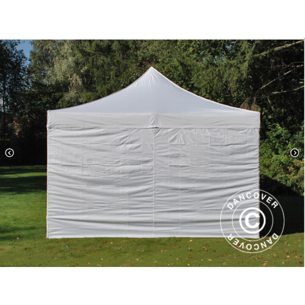 FleXtents PRO Steel 4x8m "Vintage" inkl 6st sidor, Vit