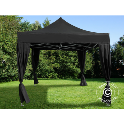 FleXtents  PRO Steel 3x3m inkl 4st dekorativa gardiner