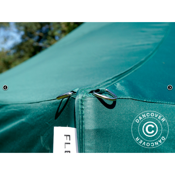 FleXtents  PRO Steel 3x3m inkl 4st dekorativa gardiner