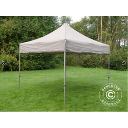 FleXtents  PRO Steel 3x3m inkl 4st dekorativa gardiner