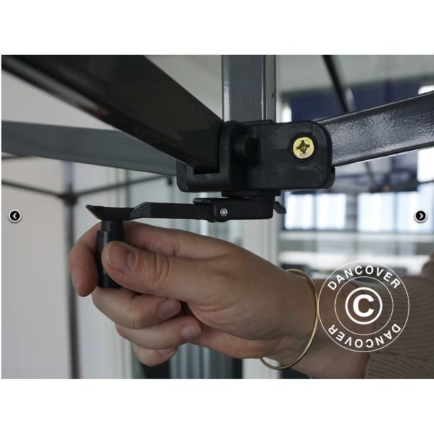 FleXtents  PRO Steel 3x3m inkl 4st dekorativa gardiner