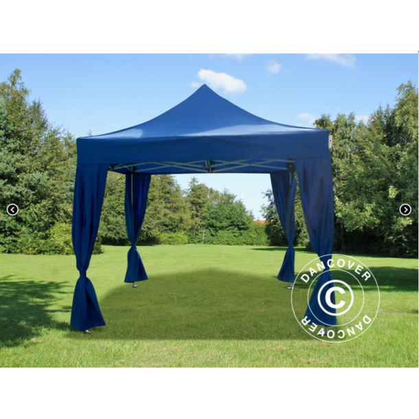 FleXtents  PRO Steel 3x3m inkl 4st dekorativa gardiner