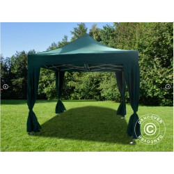 FleXtents  PRO Steel 3x3m inkl 4st dekorativa gardiner