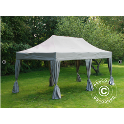 FleXtents  PRO Steel 3x6m inkl 6st dekorativa gardiner