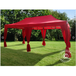 FleXtents  PRO Steel 3x6m inkl 6st dekorativa gardiner