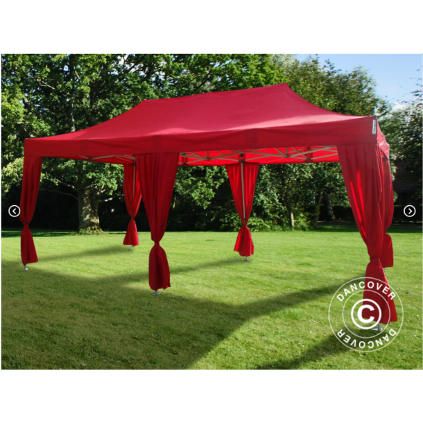 FleXtents  PRO Steel 3x6m inkl 6st dekorativa gardiner