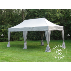 FleXtents  PRO Steel 3x6m inkl 6st dekorativa gardiner