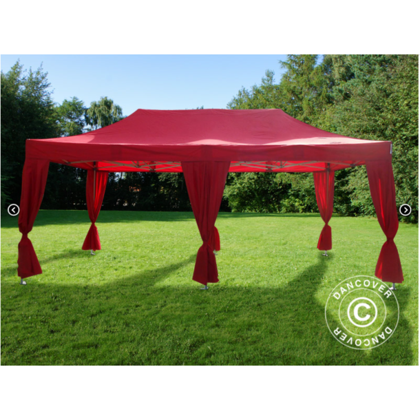 FleXtents  PRO Steel 3x6m inkl 6st dekorativa gardiner