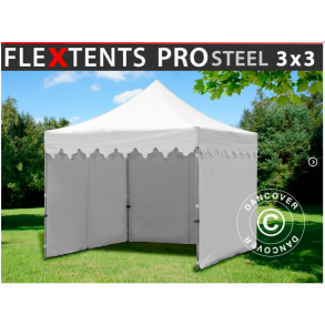 FleXtents PRO Steel 3x3m 