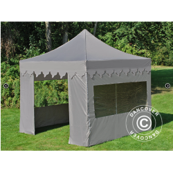 FleXtents PRO Steel 3x3m "Morocco" inkl 4st sidor