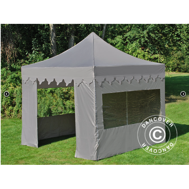 FleXtents PRO Steel 3x3m "Morocco" inkl 4st sidor