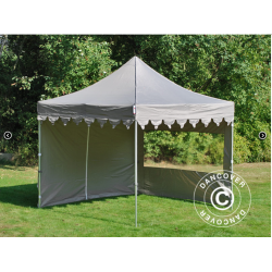 FleXtents PRO Steel 3x3m "Morocco" inkl 4st sidor